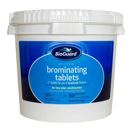 BioGuard 1" Brominating Tablets for pool and spa sanitation
