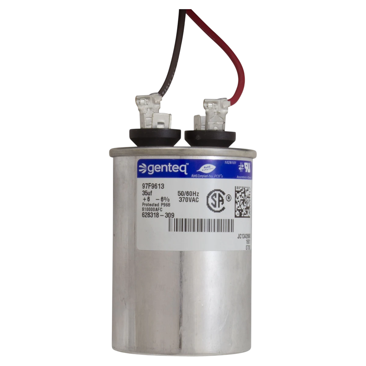 Century Centurion 4 HP Y56Y C-Face Pump Motor (B116) — product label
