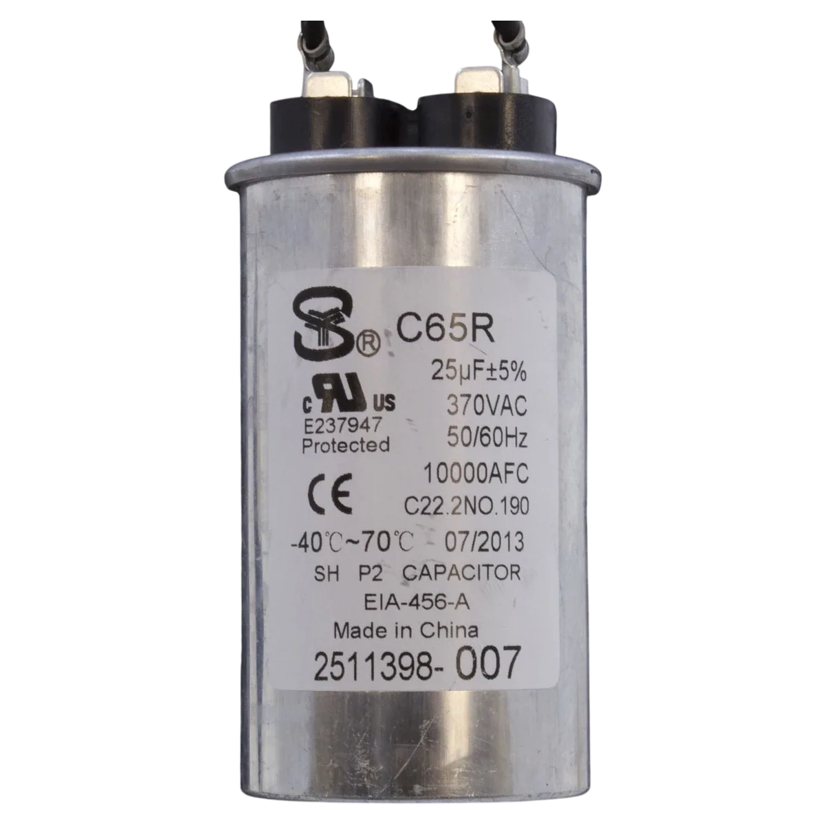 Century 1.5HP Pool Pump Motor 56J Frame (B129) — product label