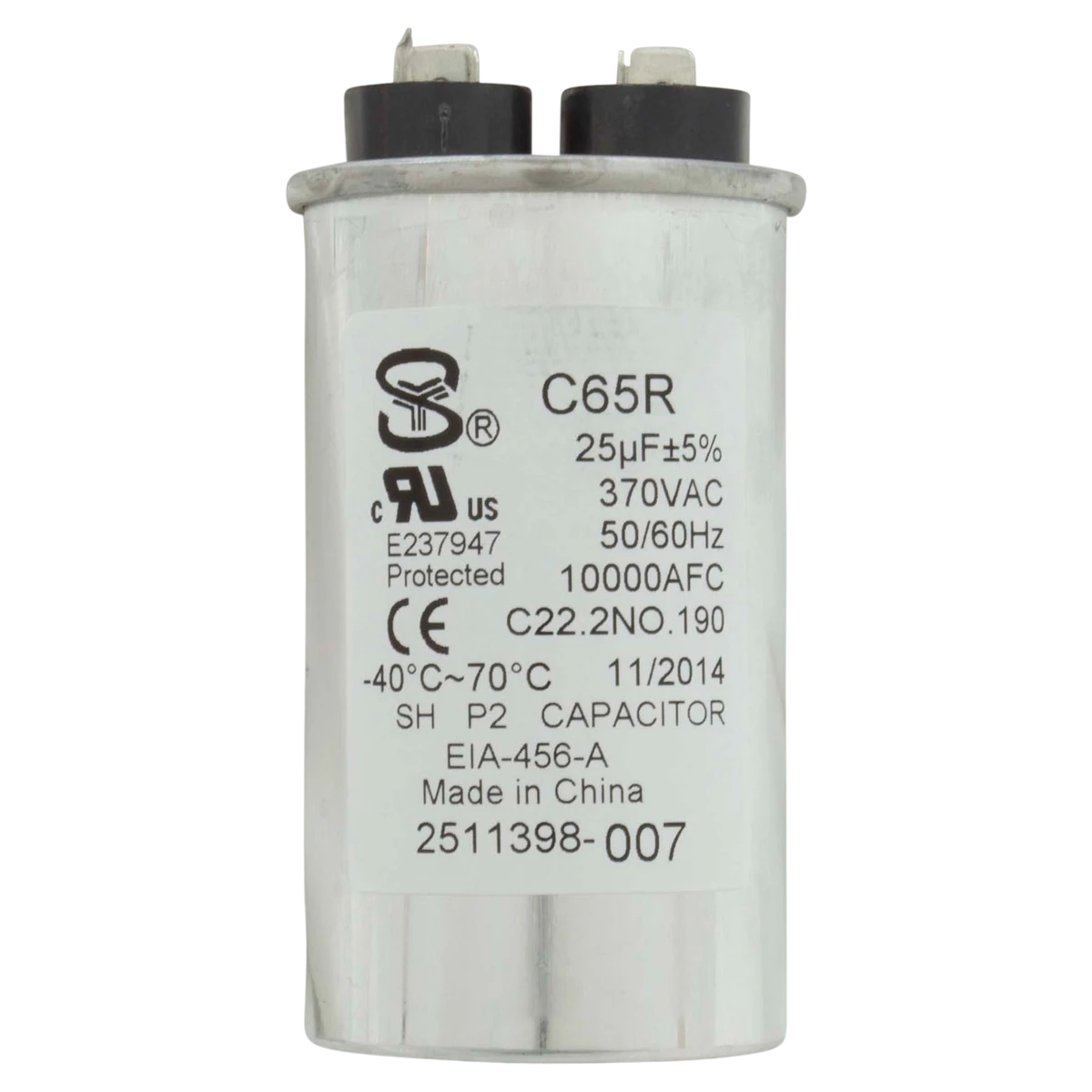 Century Threaded Shaft Pool Pump Motor 56J 2HP (B130) — product label