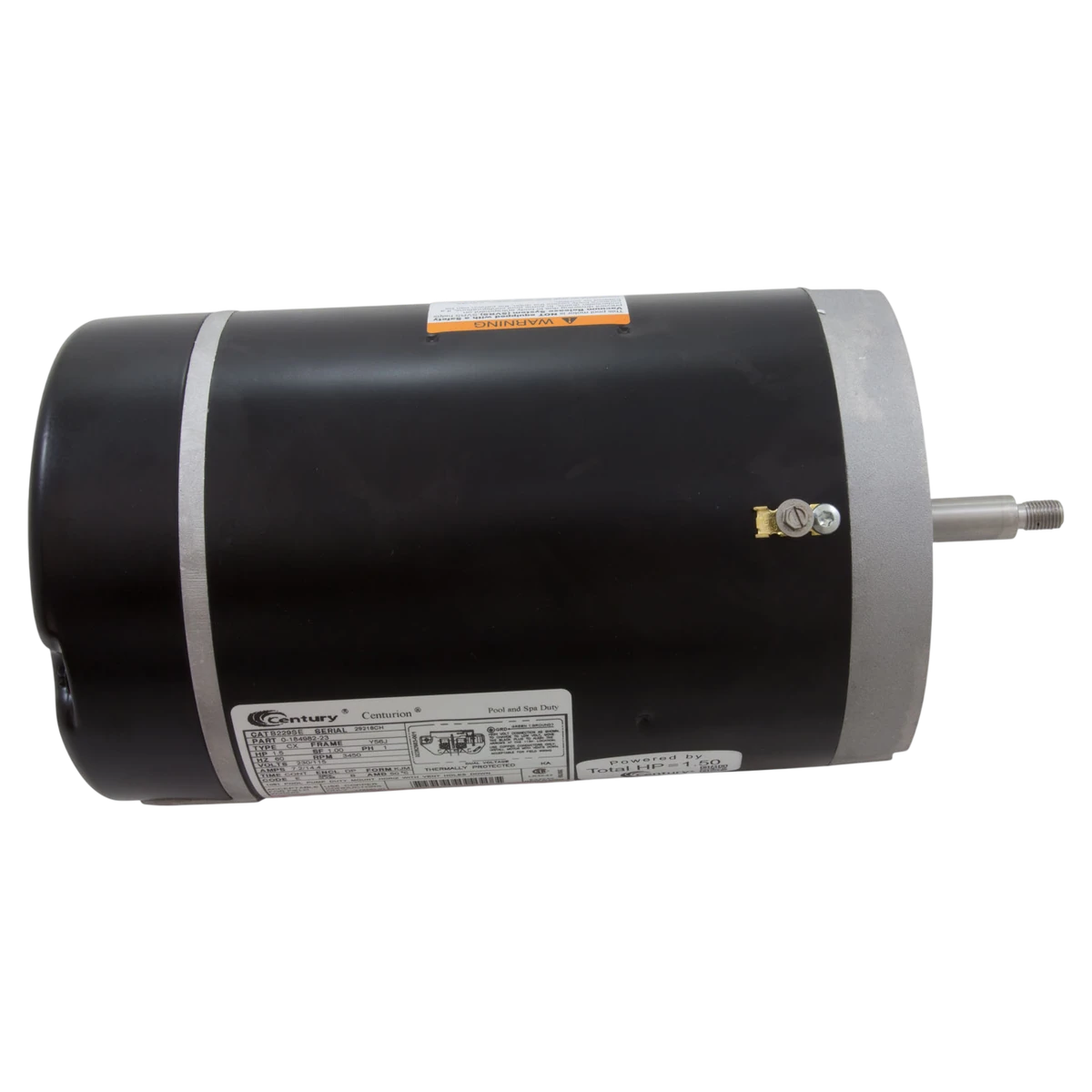 Century 1.5HP Pool Pump Motor (B229SE) — top view