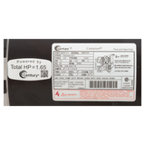 Century 1 HP Square Flange 56Y Pump Motor (B2841V1) — product label