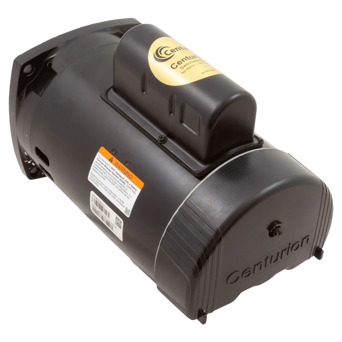 Century 1HP Pool Pump Motor 56Y Square Flange (B2853V1) — reverse view