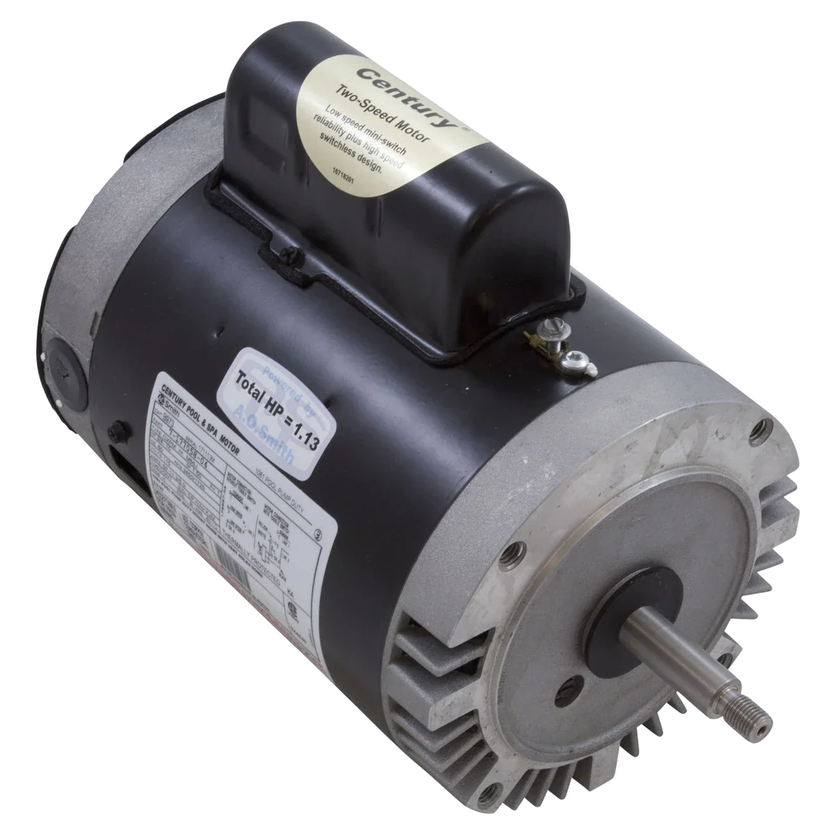 Century 0.75HP 2-Speed 56J C-Face Motor (B2973)