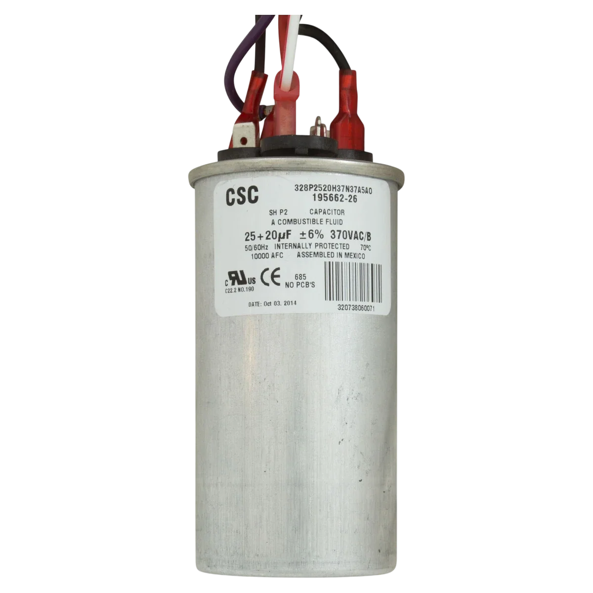 Century Centurion 3/4 HP 2-Speed Pump Motor (B2981) — product label