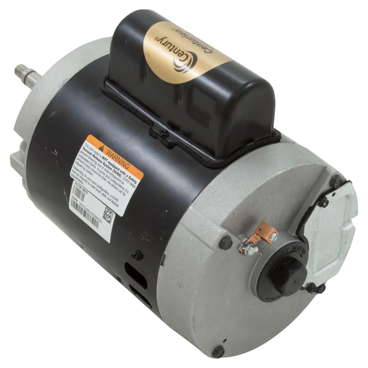 Century Letro LA01N Booster Pump Motor (B668) — reverse view