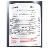 Century 1.5HP 2-Speed 48Y Pump Motor (BN34V1) — product label