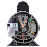Century 1 HP 48Y 2-Speed Motor (BN37V1) — shaft reverse view