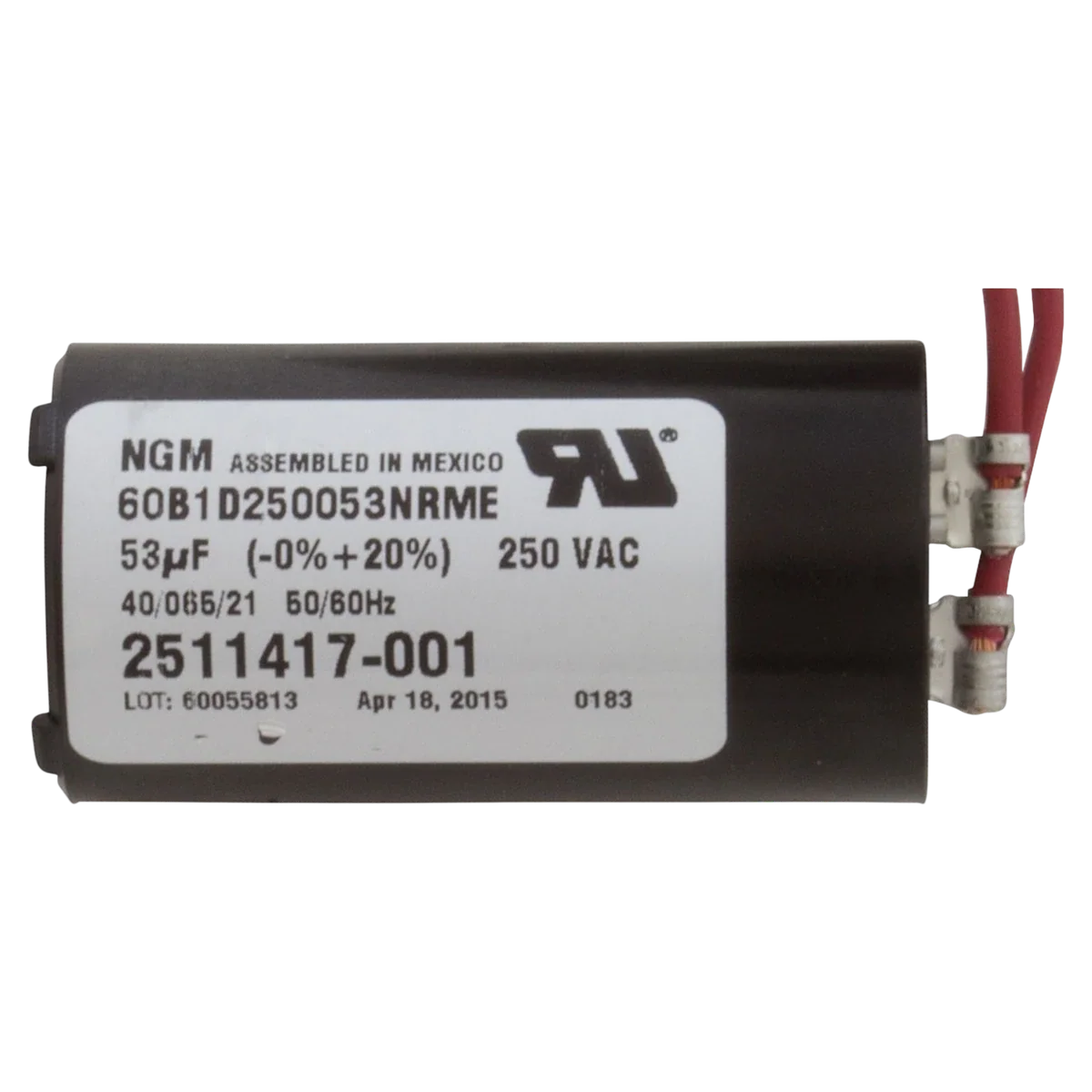 Century 2HP 2-Speed 48Y Pump Motor (BN51) — product label
