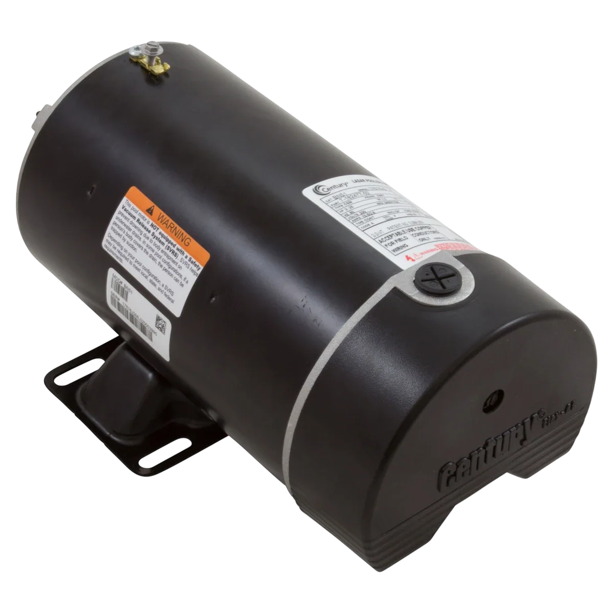 Century 2HP 2-Speed 48Y Pump Motor (BN51) — reverse view