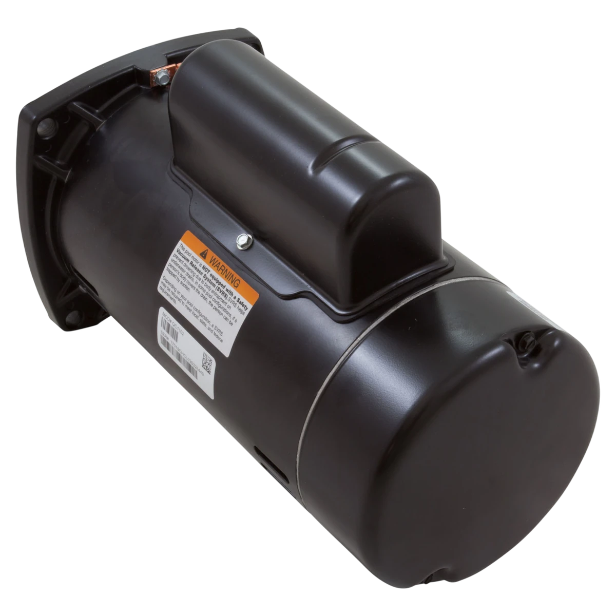 Century Pool Pump Motor 1HP 48Y Frame (QC1102) — reverse view