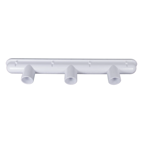 CMP 32 inch White VGB Unblockable Channel Main Drain - Bottom View