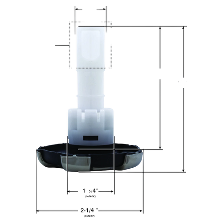 Custom Molded Products Typhoon 200 Directional Jet Internal (23426-012-700) — dimensions