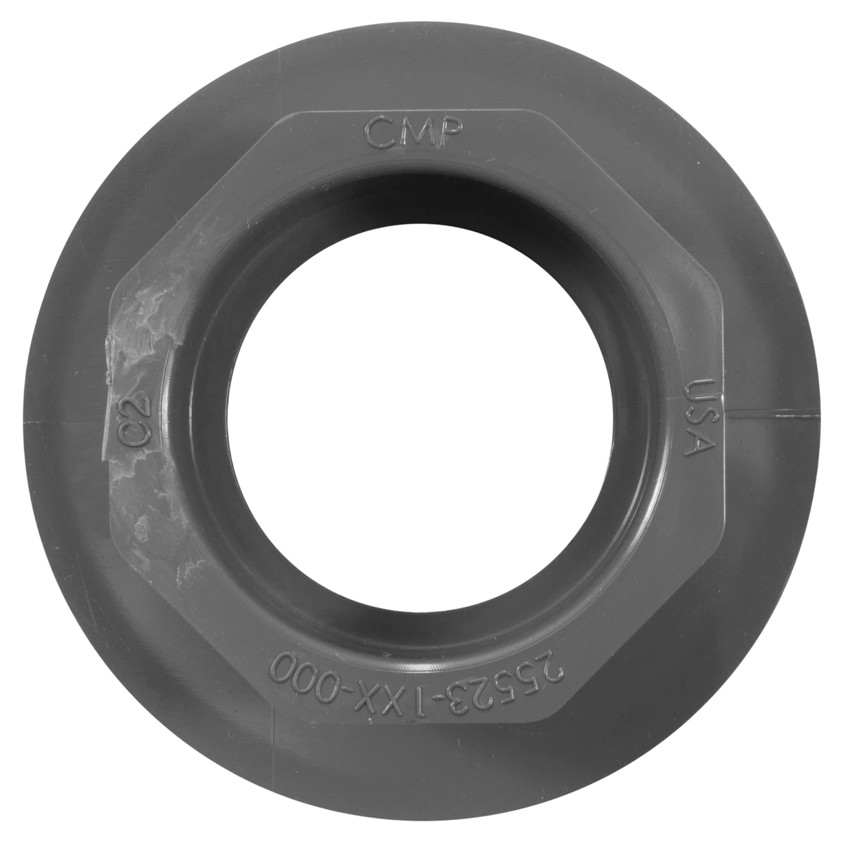 Custom Molded Products Gunite Return Wall Fitting 1-1/2" (25523-107-000) — back view
