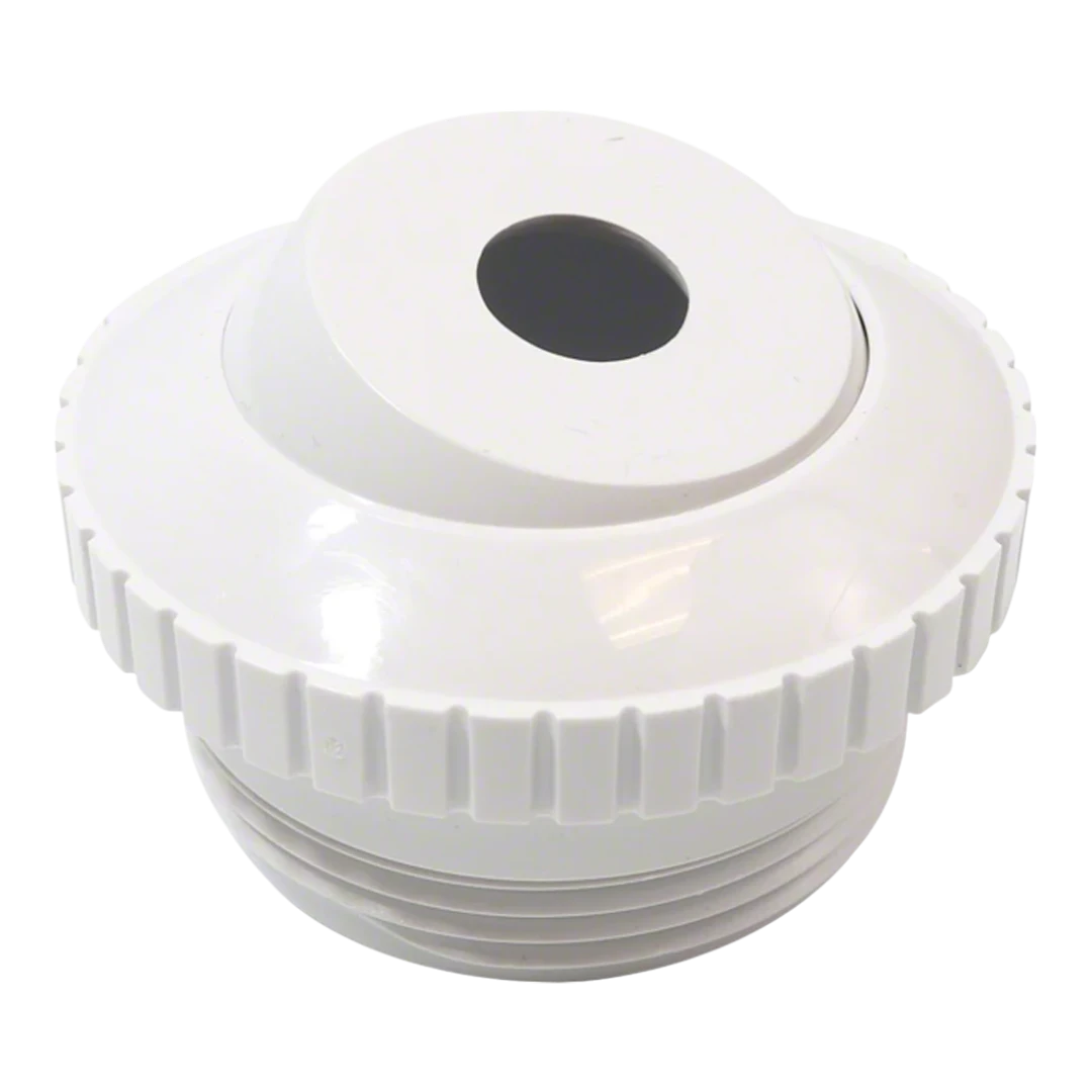 Directional Eyeball Inlet Fitting - 1-1/2 Inch MIP - 1/2 Inch Opening - White - EZ Pools