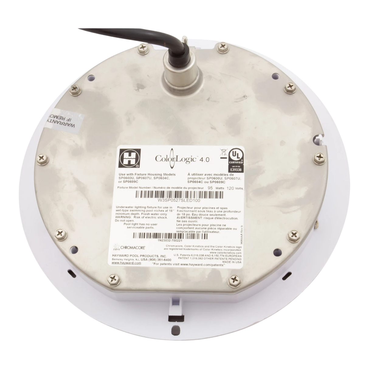 Hayward ColorLogic LED Pool Light, 100 Ft Cord - EZ Pools