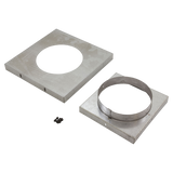 Metal square plates for Hayward DHI150 indoor draft hood system