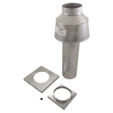 Hayward DHI150 indoor draft hood with metal vent pipe assembly