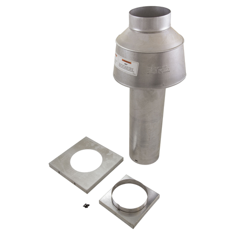 Hayward DHI150 indoor draft hood with metal vent pipe assembly