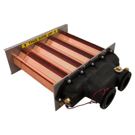 Hayward HAXHXA1153 heat exchanger assembly with copper fins