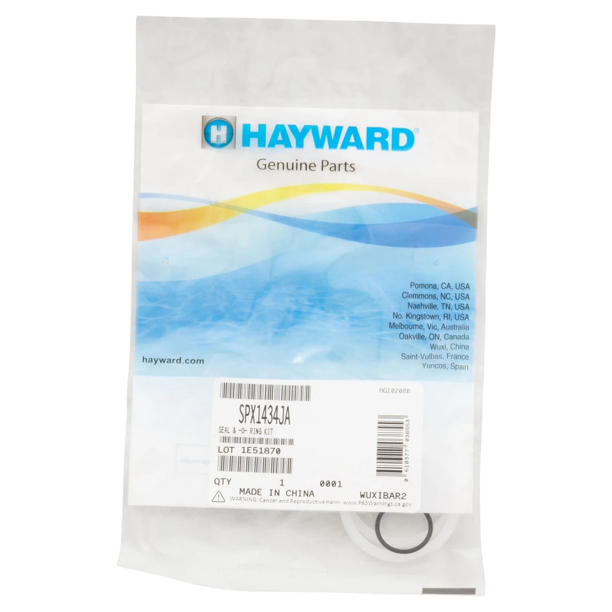 Hayward Jet-Air III Seal & O-Ring Kit (SPX1434JA) — packaging
