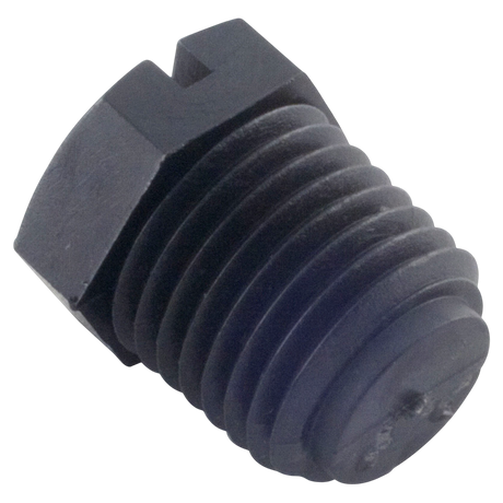 Hayward SPX1600V pipe plug reverse view shows hexagonal head