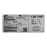 Hayward TriStar VS 1.85HP Motor Nameplate