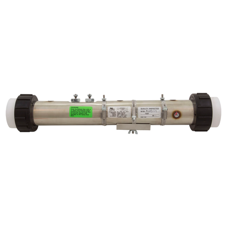 HYDROQUIP FloThru BWG Universal Heater 5.5kW (27-J0425-7S-K) — back view