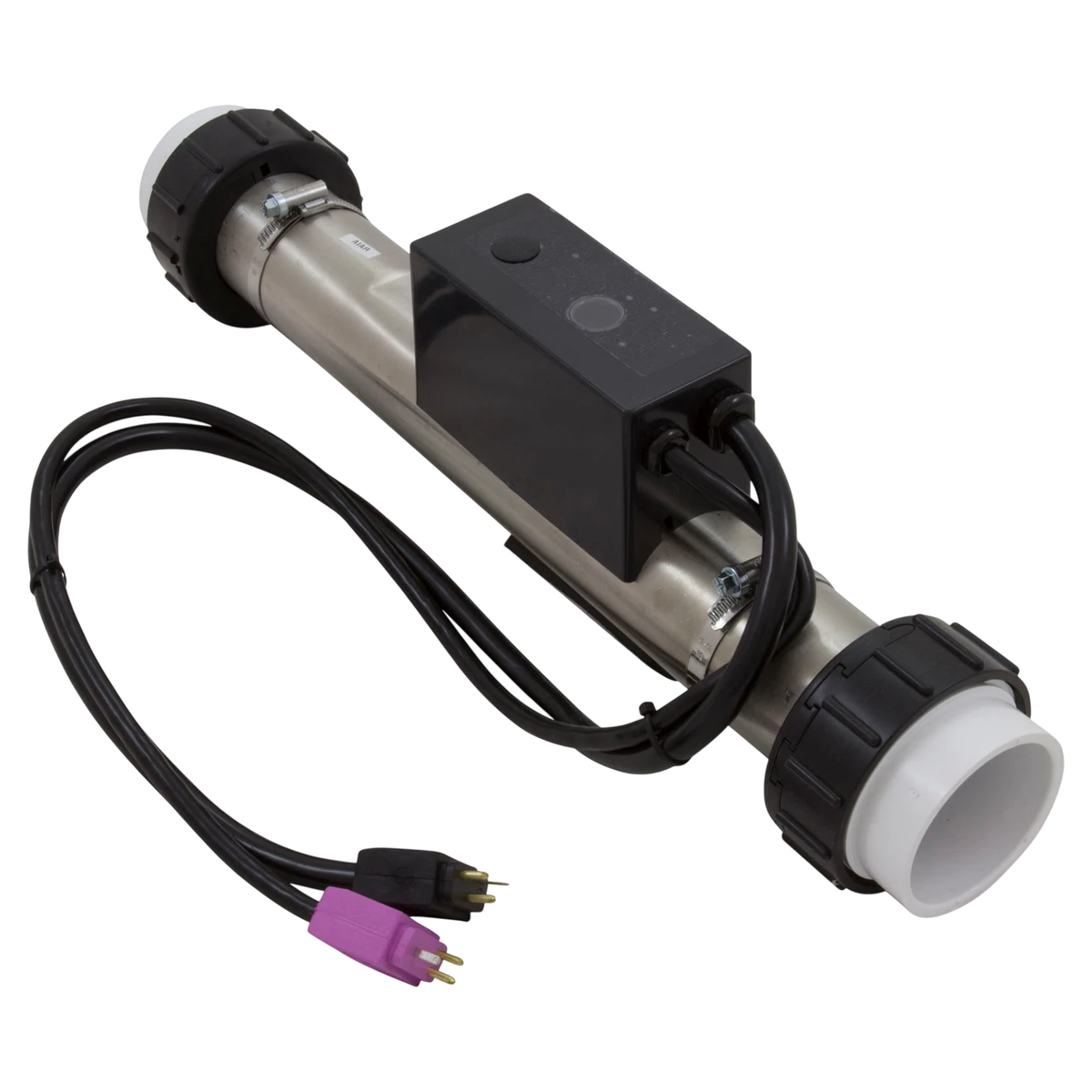 HYDROQUIP Platinum Series Slide FloThru Heater (48-PS55-S) — reverse view