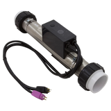 HYDROQUIP Platinum Series Slide FloThru Heater (48-PS55-S) — reverse view