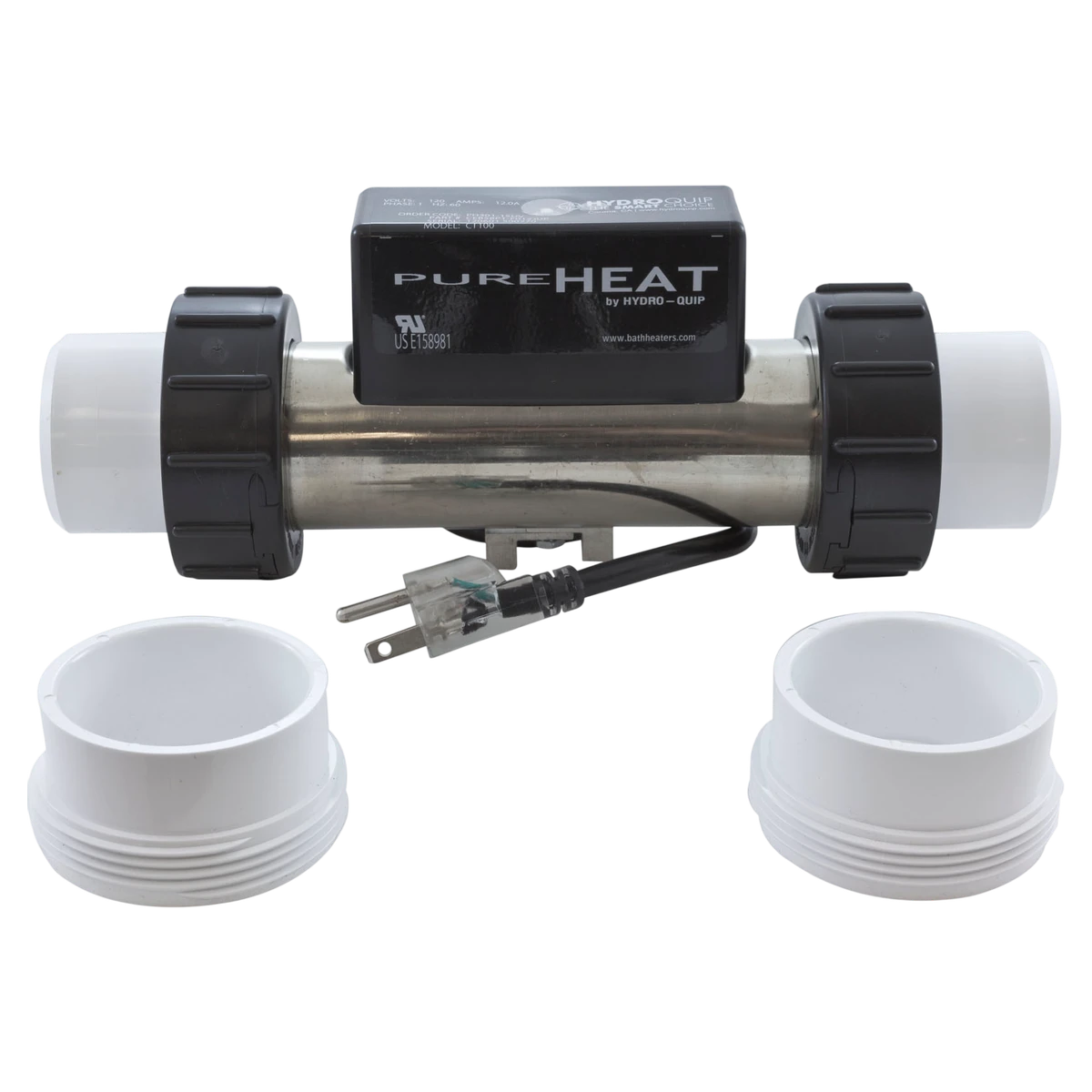 HYDROQUIP Pure Heat In-Line Bath Heater (PH301-15UV)