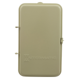 Intermatic T101R3, beige plastic enclosure with hinged door
