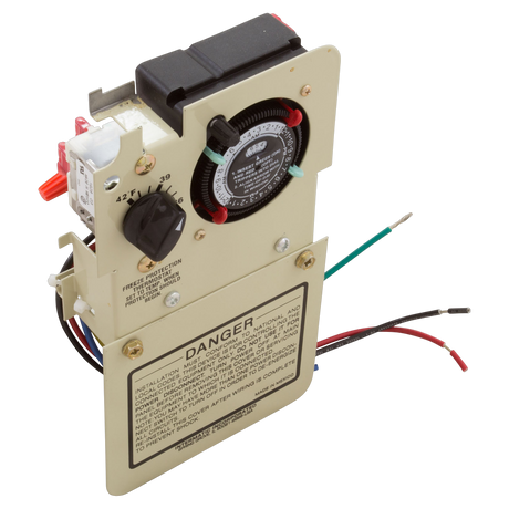 Intermatic PF1102MT timer with freeze protection dial and wires