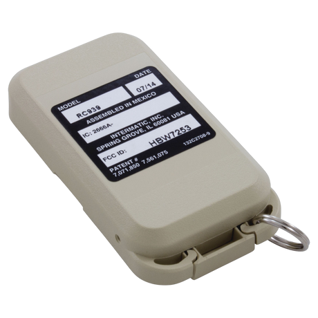 Intermatic RC939 device with label and keychain loop