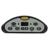 Jacuzzi J-300 2-Pump Topside Panel (6600-715) — face view