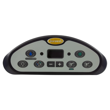 Jacuzzi J-300 2-Pump Topside Panel (6600-715) — face view
