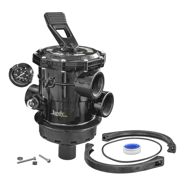 Jandy 2 Inch Top Mount Multi-Port Valve with Clamp Assembly