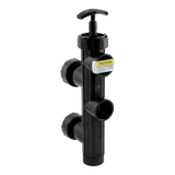 Jandy Pro Series 2 Inch Slide Valve with pre-plumbed union kit for DEL48/DEL60 filters.