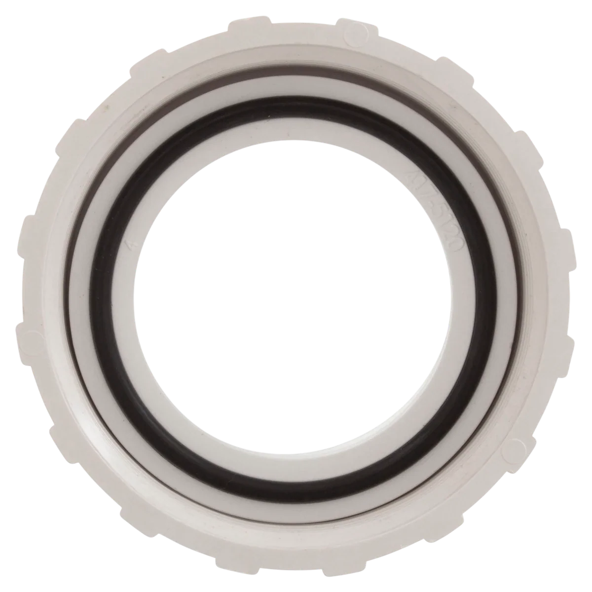 Magic Plastics 2" Pump Union FBT x Slip (0602-20) — back view