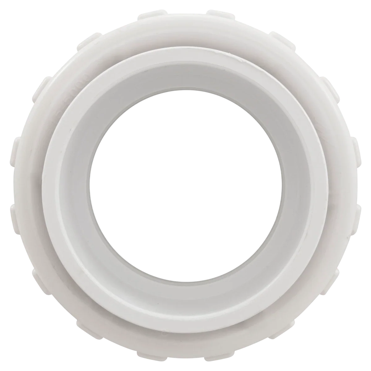 Magic Plastics 2" Pump Union FBT x Slip (0602-20) — front view