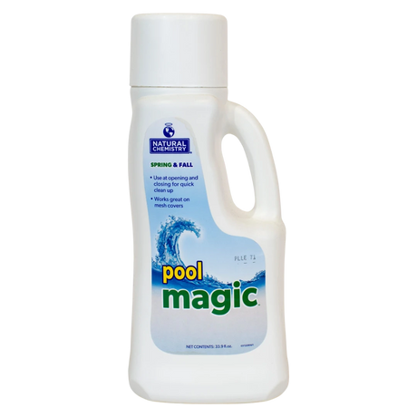 Natural Chemistry Pool Magic Spring & Fall seasonal enzyme pool treatment bottle