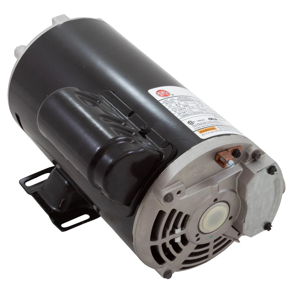 Nidec Motor Corp/US Motors Nidec/US Motors 2.5HP 48Y Thru-Bolt Motor (SPH25FL1) — reverse view