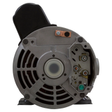 Nidec Motor Corp/US Motors 3.0 HP 2-Speed 48Y Frame Motor (SPH30FL2S) — shaft reverse view