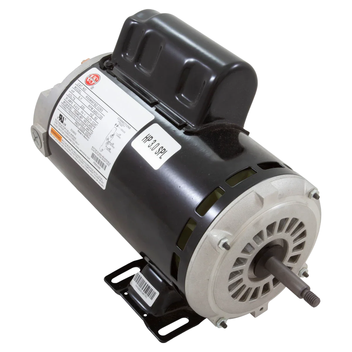 Nidec Motor Corp/US Motors 3.0 HP 2-Speed 48Y Frame Motor (SPH30FL2S)