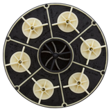 Paramount Leisure Industries Water Valve 2-Port 4-Gear Module (004-302-4400-00) — back view