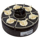 Paramount Leisure Industries Water Valve 2-Port 4-Gear Module (004-302-4400-00) — reverse view