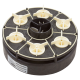 Paramount Leisure Industries Water Valve Module 2 Port 5 Gear (004-302-4402-00) — reverse view