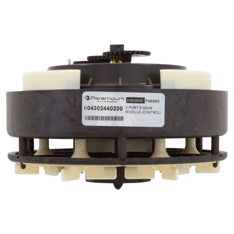 Paramount Leisure Industries Water Valve Module 2 Port 5 Gear (004-302-4402-00) — side view