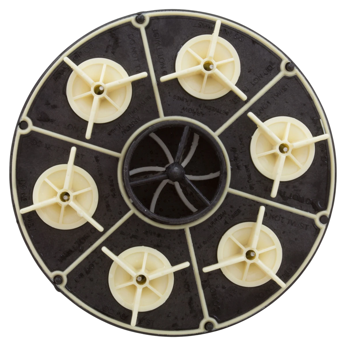 Paramount Leisure Industries In-Floor Cleaning 4-Port Gear Module (004-302-4406-00) — bottom view