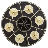 Paramount Leisure Industries In-Floor Cleaning 4-Port Gear Module (004-302-4406-00) — bottom view
